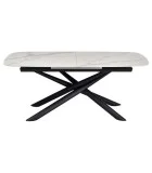 Ceramic table Dino TML-960 calacatta crystal black order